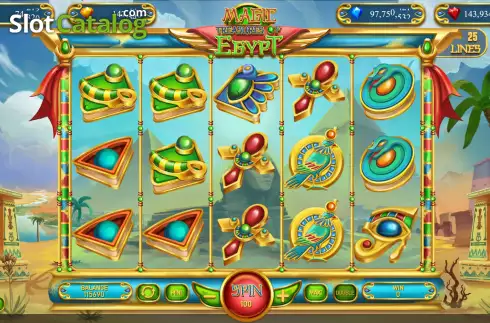 Скрин2. Magic Treasures of Egypt слот