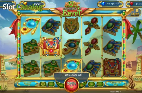 Скрин5. Magic Treasures of Egypt слот