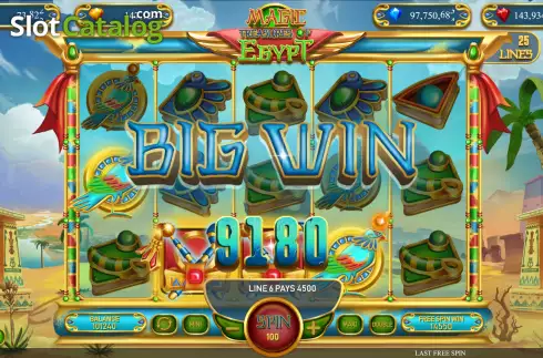 Скрин6. Magic Treasures of Egypt слот