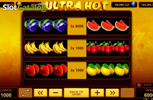 Скрин8. Ultra Hot слот