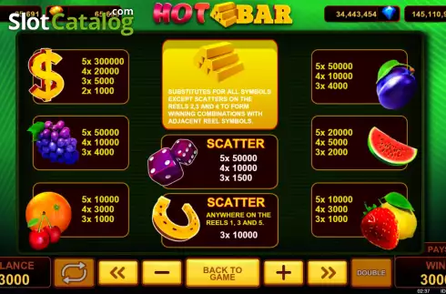 Скрин8. Hot Bar слот