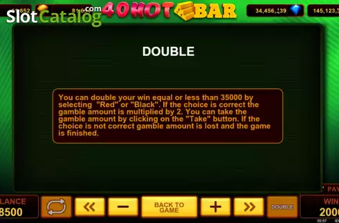 Скрин9. 40 Hot Bar слот