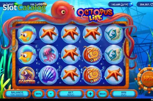 Скрин2. Octopus Life слот