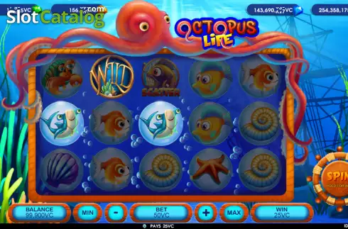 Скрин3. Octopus Life слот