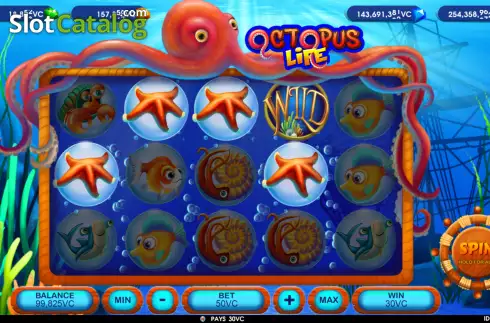 Скрин4. Octopus Life слот