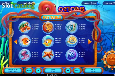 Скрин7. Octopus Life слот