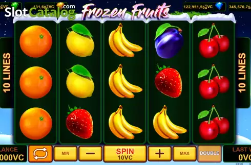 Скрин2. Frozen Fruits (Popok Gaming) слот