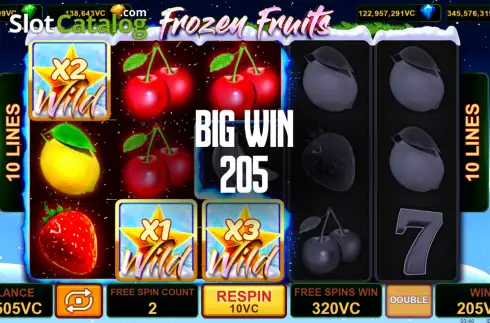 Скрин9. Frozen Fruits (Popok Gaming) слот
