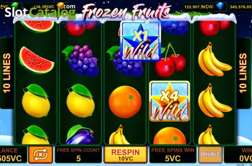 Скрин7. Frozen Fruits (Popok Gaming) слот