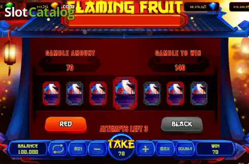Скрин5. Flaming Fruit (Popok Gaming) слот