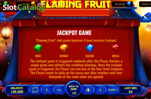 Скрин8. Flaming Fruit (Popok Gaming) слот