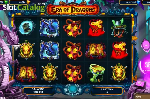 Скрин2. Era of Dragons слот