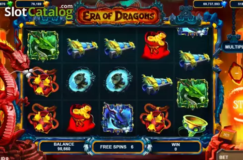 Скрин6. Era of Dragons слот