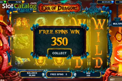 Скрин7. Era of Dragons слот