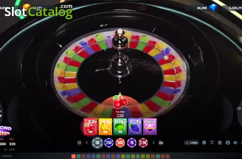 Скрин4. Diamond Fruits (Popok Gaming) слот
