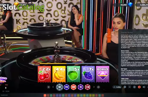 Скрин7. Diamond Fruits (Popok Gaming) слот