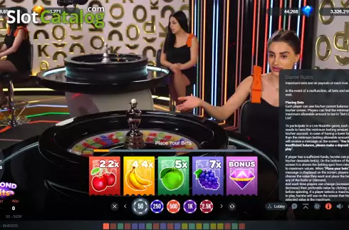 Скрин8. Diamond Fruits (Popok Gaming) слот