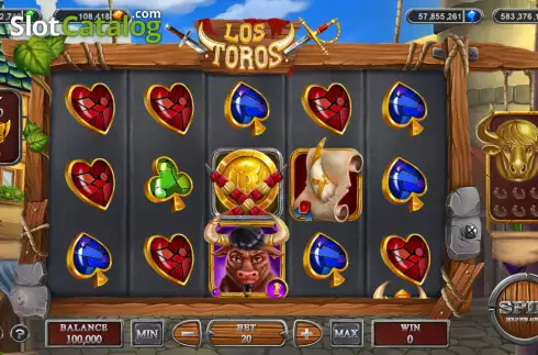 Скрин2. Los Toros слот