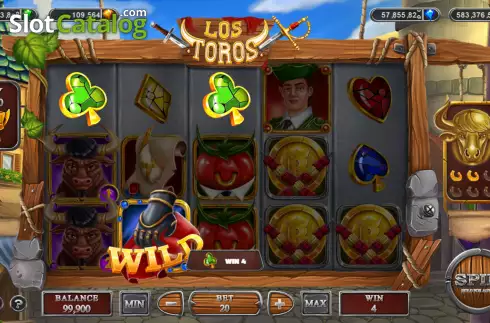 Скрин3. Los Toros слот