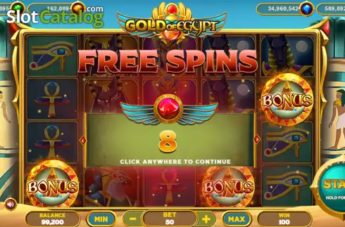Скрин5. Gold of Egypt (Popok Gaming) слот