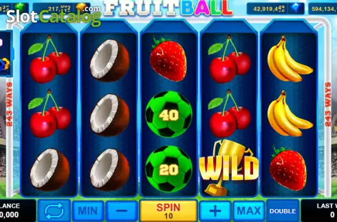 Скрин2. Fruitball слот