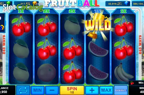 Скрин4. Fruitball слот