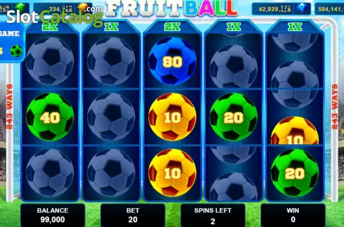 Скрин7. Fruitball слот