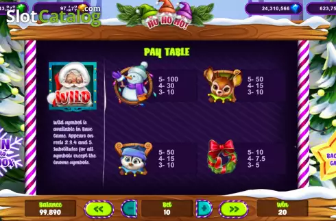 Скрин9. Ho Ho Ho! (Popok Gaming) слот