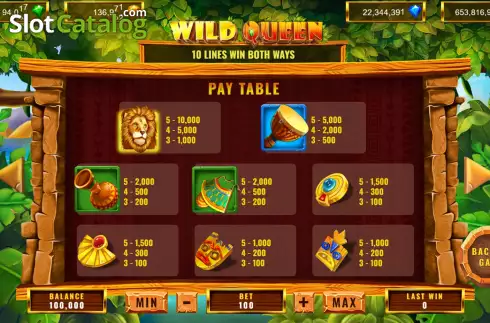 Скрин8. Wild Queen слот