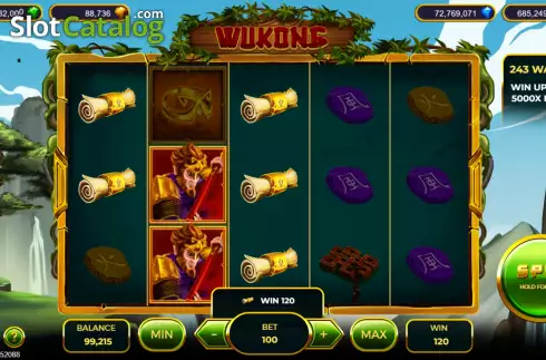 Скрин5. Wukong (Popok Gaming) слот