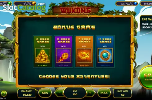 Скрин6. Wukong (Popok Gaming) слот