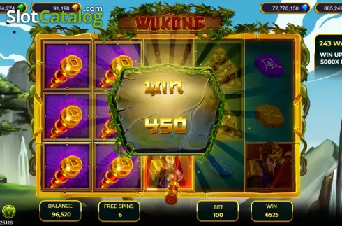 Скрин9. Wukong (Popok Gaming) слот