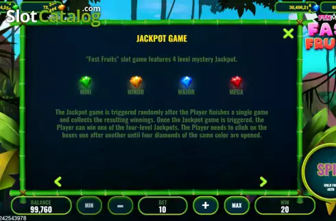 Скрин7. Fast Fruits (Popok Gaming) слот