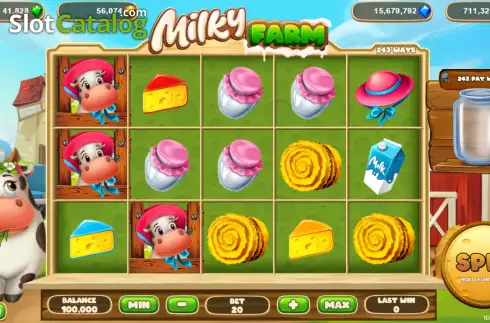 Скрин2. Milky Farm слот