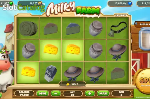 Скрин3. Milky Farm слот