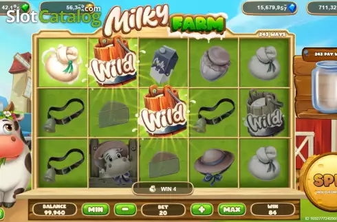 Скрин4. Milky Farm слот