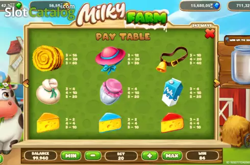 Скрин5. Milky Farm слот