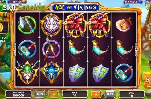 Скрин2. Age of Vikings (Popok Gaming) слот
