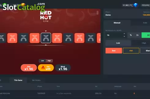 Скрин2. Red Hot Line слот