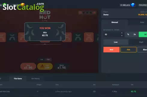 Скрин3. Red Hot Line слот