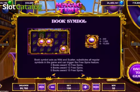 Скрин6. Magic Time слот