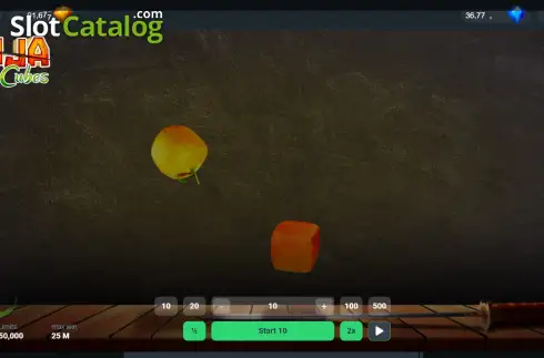 Скрин2. Ninja Fruit Cubes слот