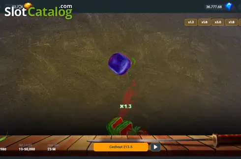 Скрин6. Ninja Fruit Cubes слот