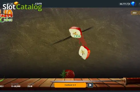 Скрин8. Ninja Fruit Cubes слот