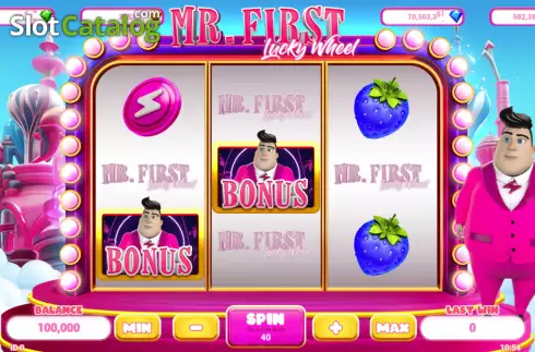 Скрин2. Mr. First Lucky Wheel слот