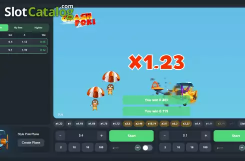 Скрин3. Crash Poki слот
