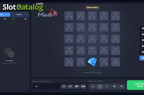 Скрин2. Mines (Popok Gaming) слот