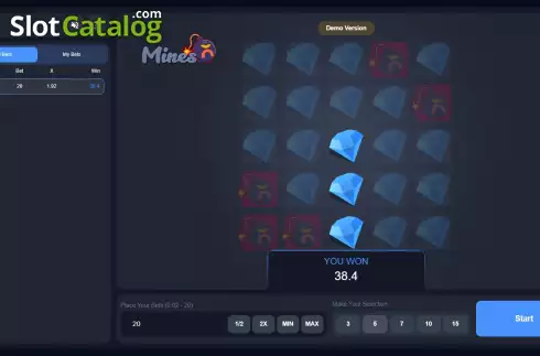 Скрин3. Mines (Popok Gaming) слот