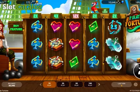 Скрин2. Pirate Fortune слот