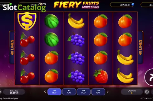 Скрин2. Fiery Fruits More Spins слот